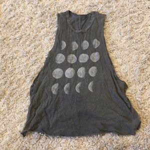 Moon phases muscle tank